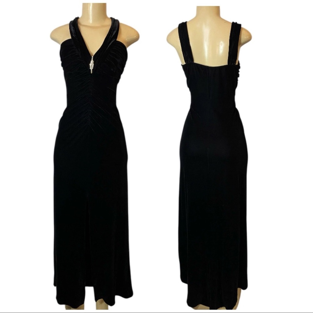 Masquerade Strapless Black Dress
